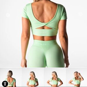 Nvgtn contour seamless legging and bra set